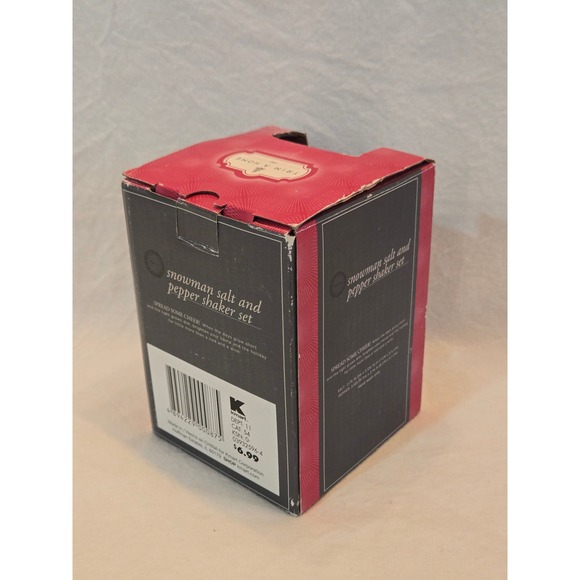 Kmart Trim‎ A Home Snowman Salt and Pepper Shaker Set- New - Picture 5 of 5